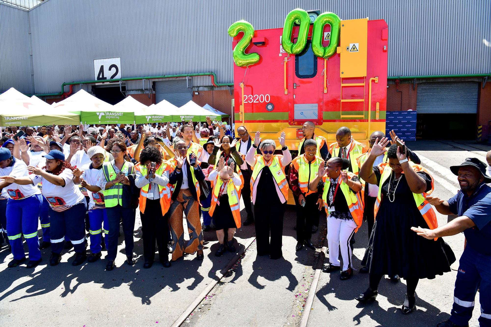 Alstom and Transnet Mark Major Milestone as 200th Traxx 23E Locomotive Leaves the Assembly Line