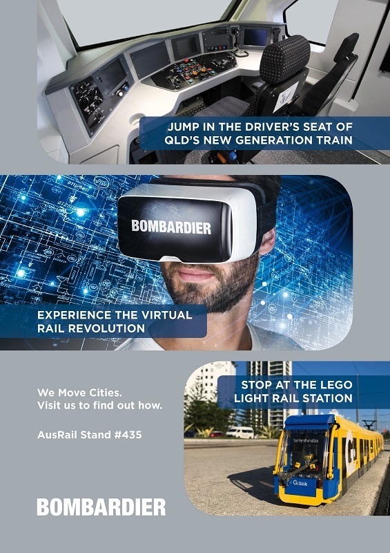 Bombardier's Latest Mobility Solutions Take Center Stage At Ausrail Plus