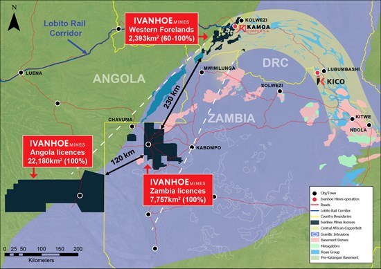 Ivanhoe Mines Commences Giant Copper Exploration Programme in Zambia
