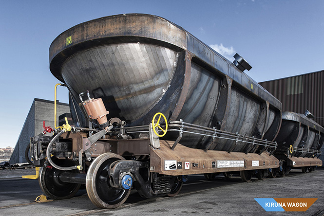 Lightweight Dumper Wagon System - Finalist For Swedish Steel Prize