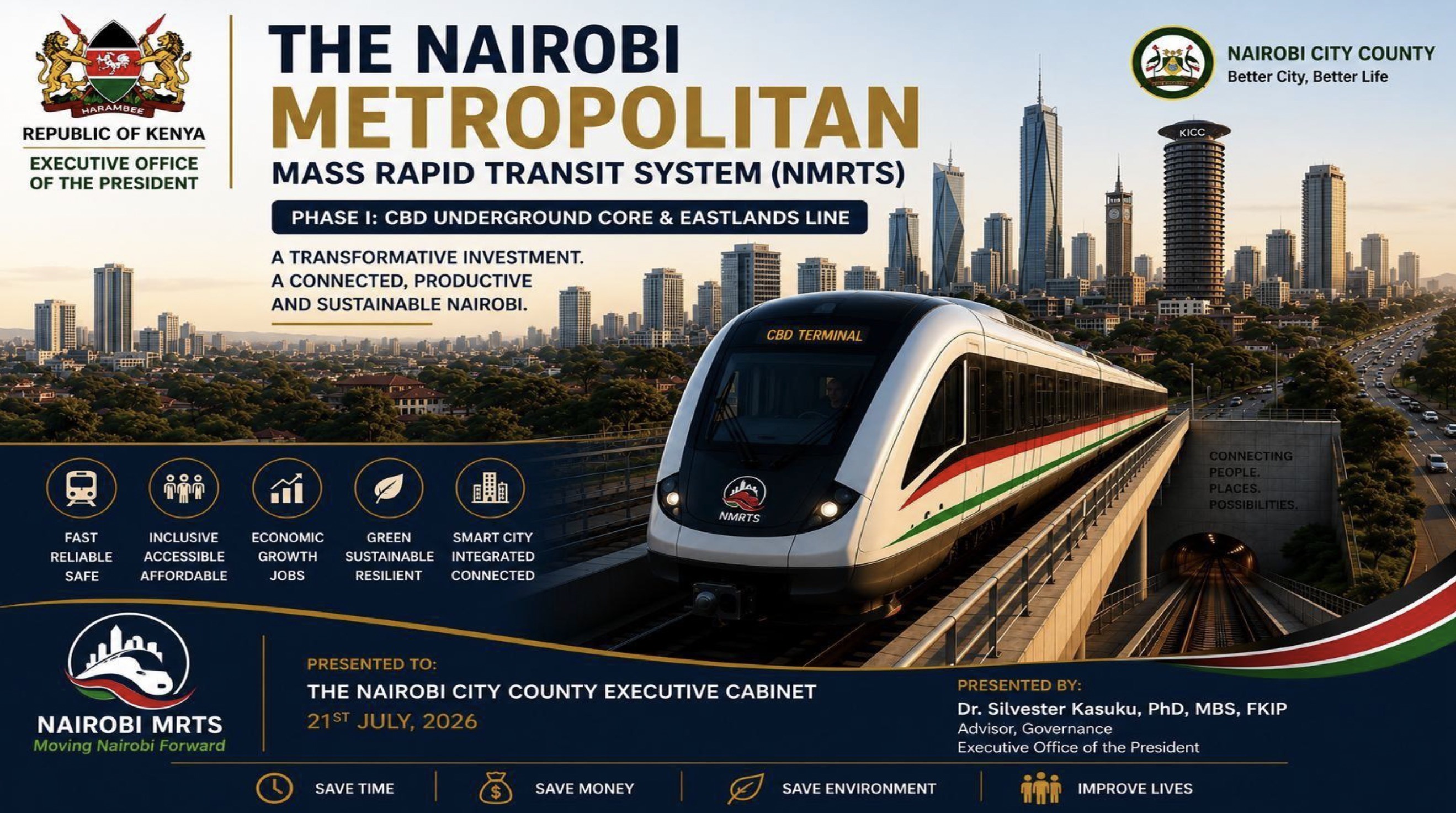 Nairobi County Executive Approves Phase I of the Nairobi Metropolitan Mass Rapid Transit System