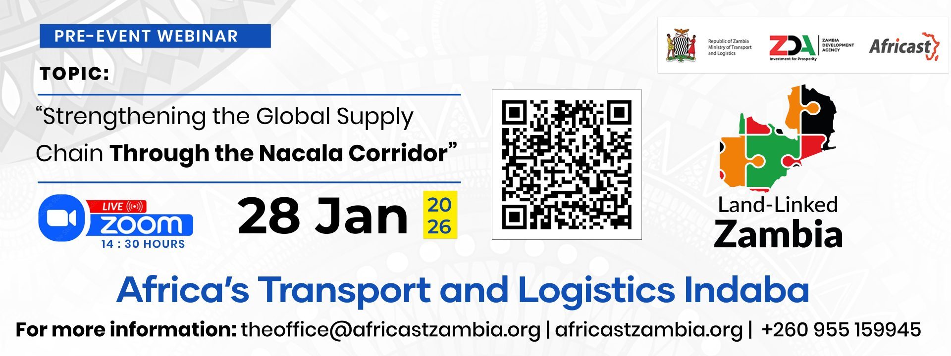 Land Linked Zambia Webinar:  Strengthening the Global Supply Chain through Nacala Corridor