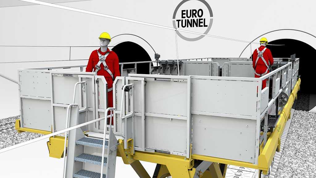 PALFINGER: Custom Model For The Eurotunnel