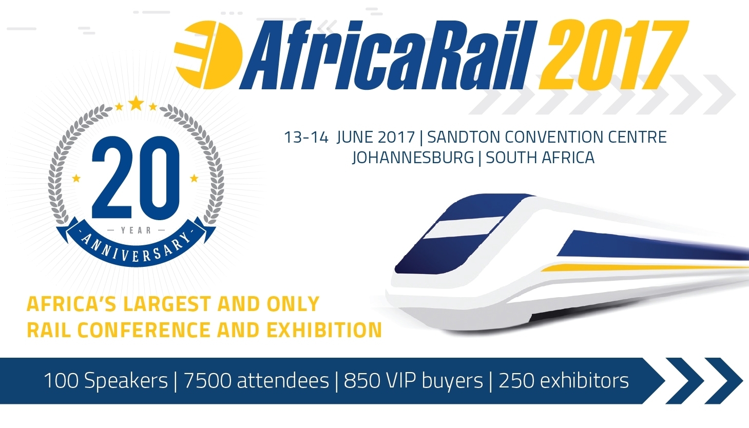 20th Anniversary Of Africa Rail Conference And Exhibition