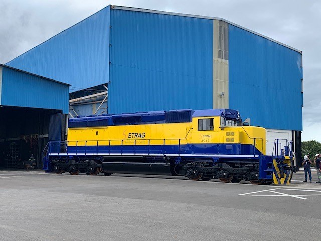 Two SD40-30 Locomotives Ready To Go To Gabon