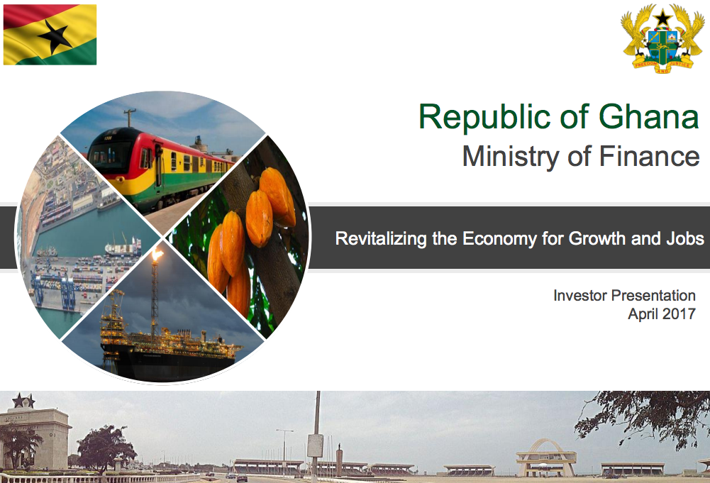 Investor Presentation - Revitalising the Economy for Growth and Jobs