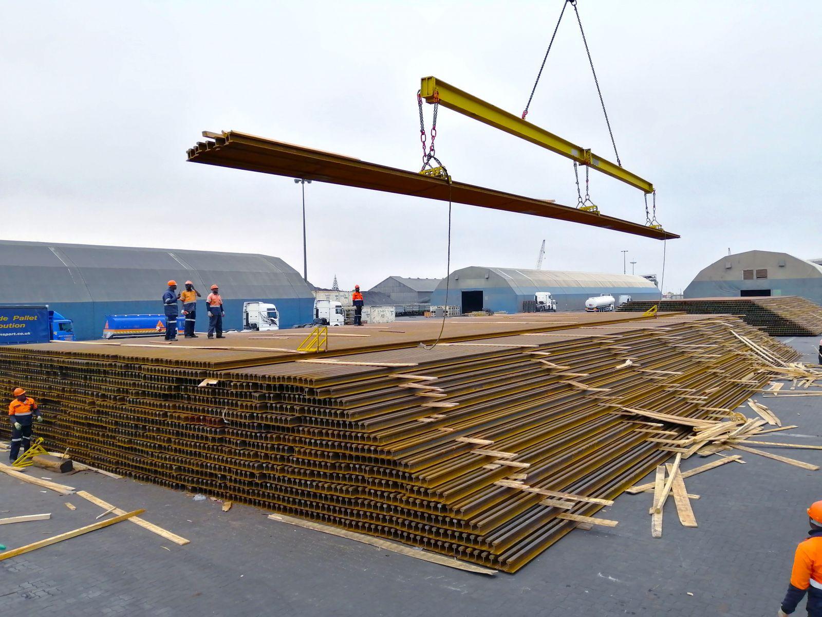Delivery Of Steel Rails For Upgrading Work On Track