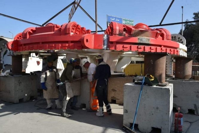 Arab Contractors Company Chairman Monitors Progress At Cairo Metro Line 4 And Oversees TBM Installation