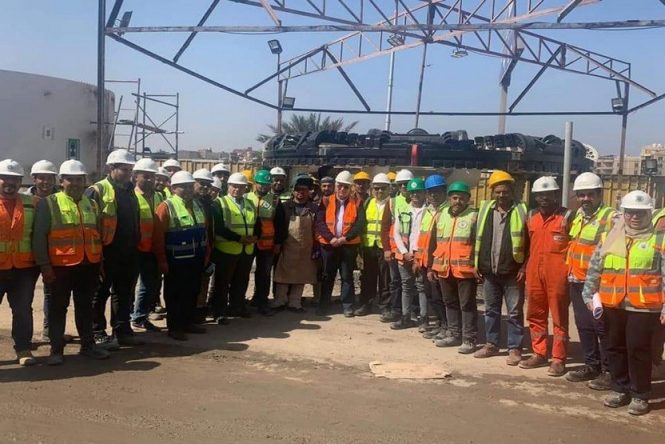 Arab Contractors Company Chairman Monitors Progress At Cairo Metro Line 4 And Oversees TBM Installation