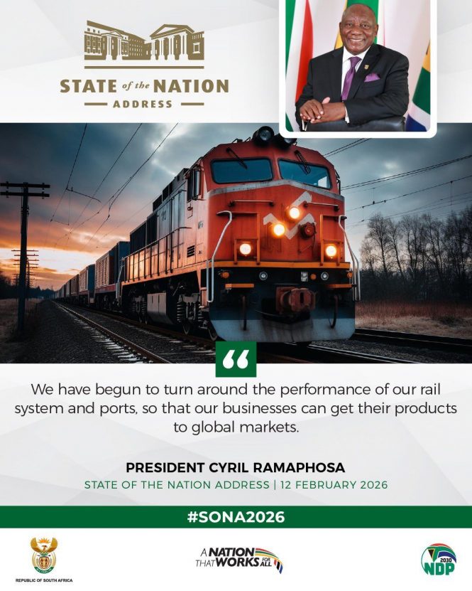 South Africa SONA: Logistics Reform and New Rail Concessions at the Centre of Trade Agenda