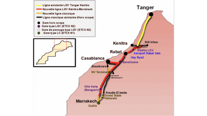 CSEE Consortium Secures ONCF Contract for ERTMS Level 2 on Kenitra–Marrakech High-Speed Line