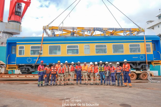 Compagnie des Bauxites de Guinée Takes Delivery of Rolling Stock