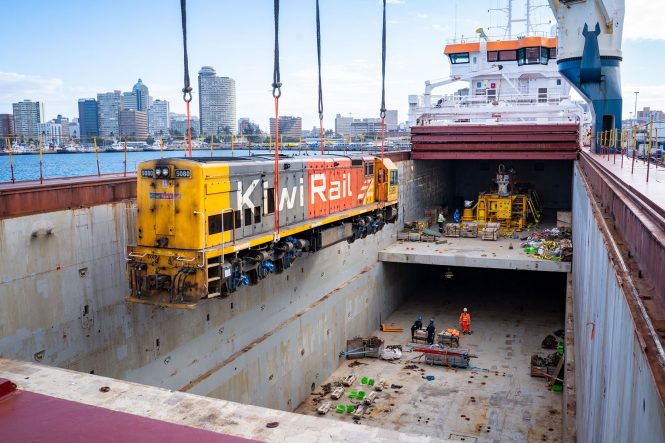 Traxtion Welcomes First Shipment of Locomotives for South African Service