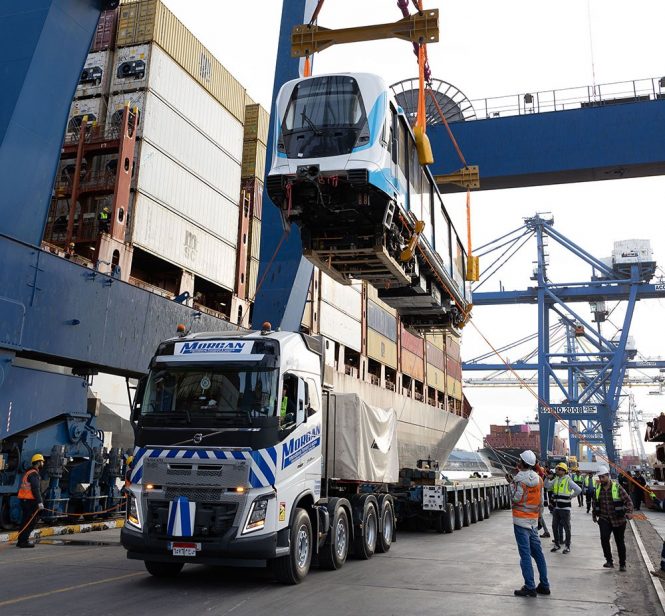 Railcars Of New Metro Trains In Egypt’s Largest Urban Transport Upgrade Delivered By MSC