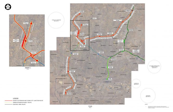 Gauteng Publishes Route Determination for Gautrain Network Extensions