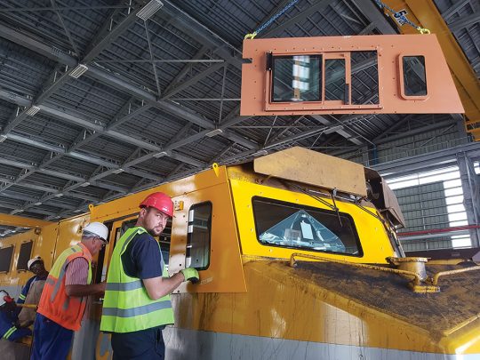 SVI Armouring Trains For Mozambique