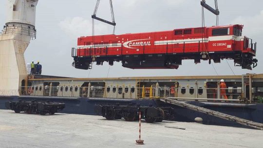 Camrail Receives Five New Locomotives
