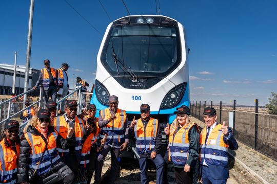 Gibela Unveils Its 100th Train Set