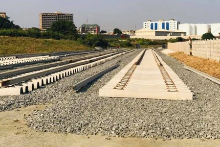 Progress: Tema-Mpakadan Railway Project