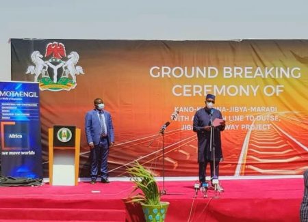 Ground-Breaking Ceremony Of The Kano-Maradi Rail Line