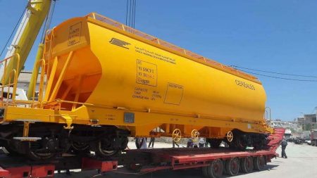 Tunisian National Railways Receives New Grain Wagons