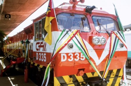 Locomotives Manufactured In India Inaugurated In Mozambique