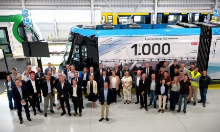 1,000th Urbos Tram Rolls Out of CAF Factory