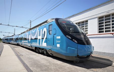 Start Of Tests On Hydrogen-Powered Train Demonstrator At CAF's Plant In Zaragoza