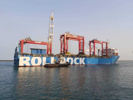 Conakry Terminal Takes Delivery Of Four New Gantry Cranes