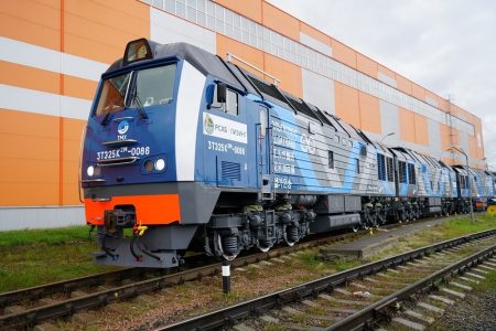 TMH Ships More Three-Section Diesel Locomotives To Elga-Trans