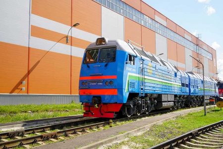 TMH Shipped Two Freight Diesel Locomotives To Uzbekistan