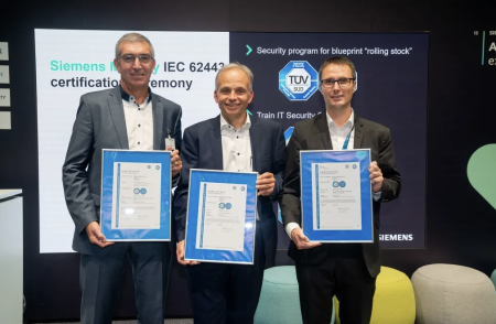 Siemens Mobility Gains IEC 62443 Standard Cybersecurity Certifications For Critical Infrastructures