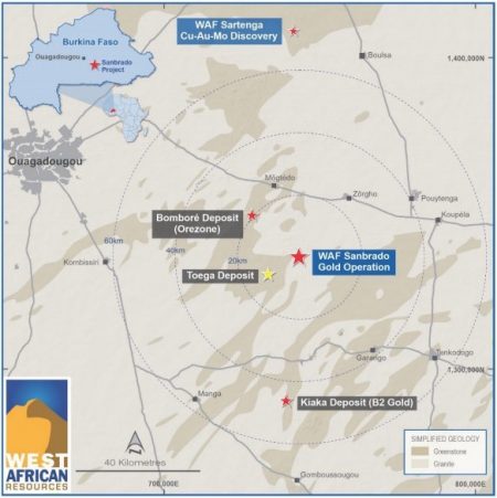 West African Resources To Acquire 1.1Moz Toega Gold Deposit From B2Gold For US$45 Million