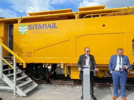 Sitarail Receives Its New Tamper At The International Exhibition For Track Technology (IAF)