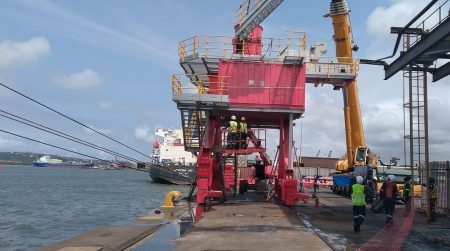 Two New Ship Unloaders For Durban’s Agribulk Terminal