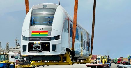 Trains Set To Operate On The Tema-Mpakadan Route Arrive In Ghana