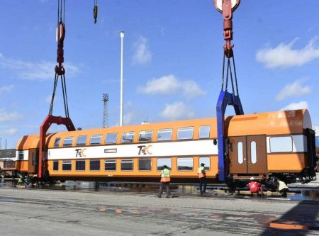 Tanzania Welcomes Six Double-Decker Carriages For Its Standard Gauge Railway