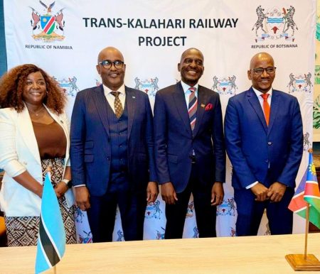 Namibia and Botswana Review Progress on Trans-Kalahari Railway Project