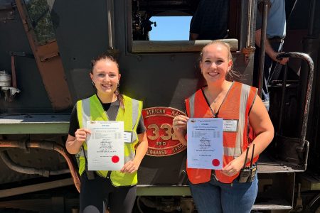 NCCR Breaks Rail Record: Young Women Make Steam Rail History at New Cape Central Railway