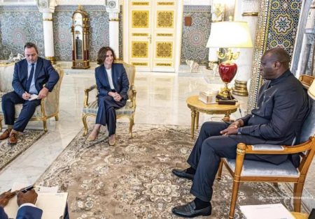 Modernisation of the Trans-Gabon Railway: The Head of State Receives the Ambassador of the European Union to Gabon