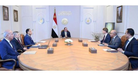 President El-Sisi Meets Chairman of the Board of Directors of the A.P. Møller-Mærsk Group