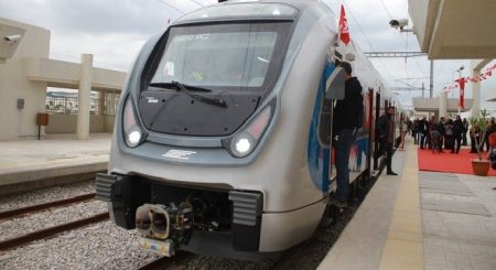 Inauguration Of The First Suburban Railway Line In Tunisia