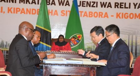 Contract For The Construction Of SGR Tabora – Kigoma Signed