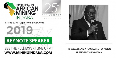 Mining Indaba Confirms President Of Ghana As Keynote Speaker For 25th Anniversary Celebration In 2019