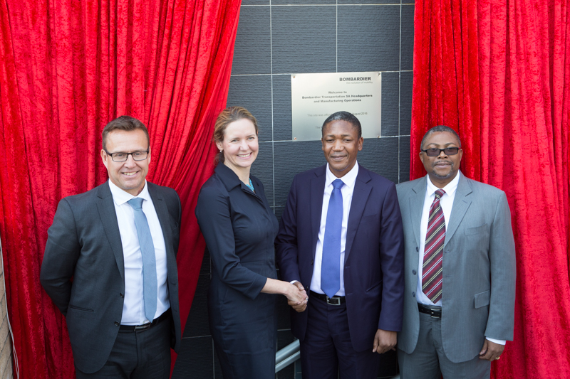 Bombardier Opens New South African Production Site and Headquarters