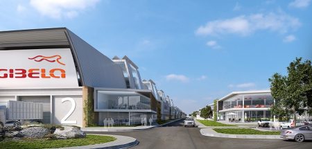 Construction on Track at Gibela Train Manufacturing Complex in Dunnottar
