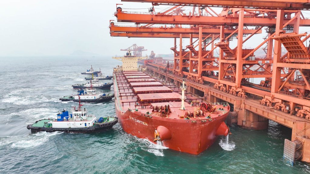 SimFer’s First Iron Ore Reaches the Port of Dalian in China