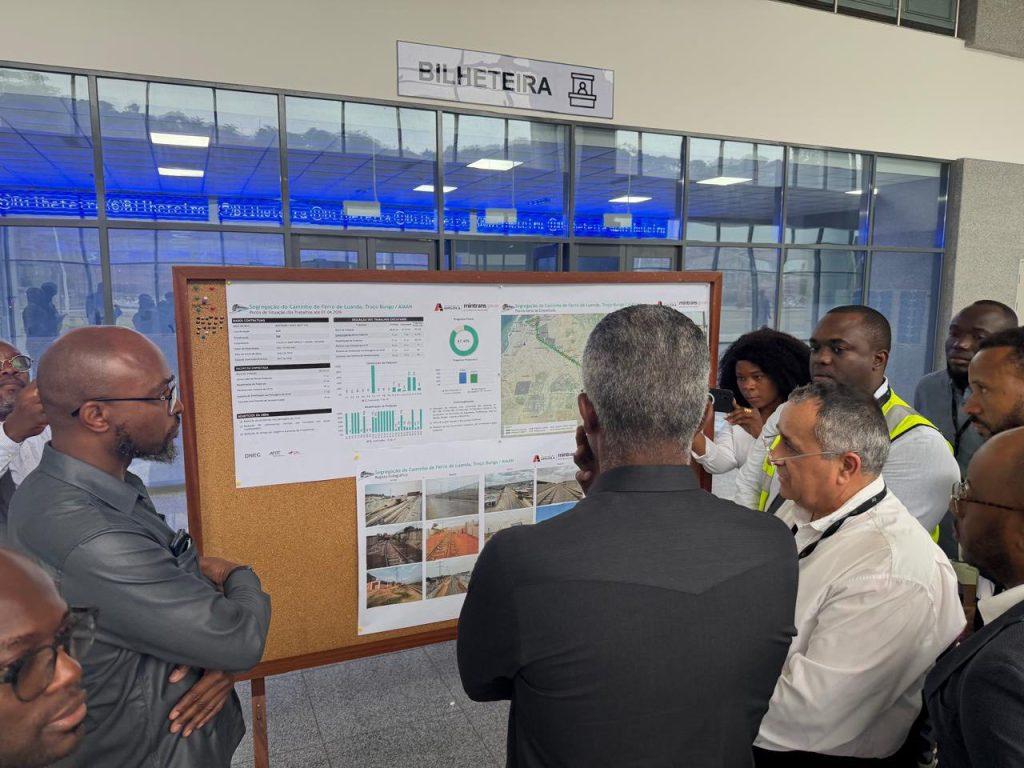 Luanda Airport Rail Link Segregation Project at 87.4% as Constraints Persist