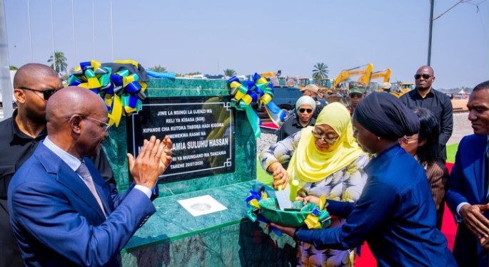 President Lays Foundation Stone for US$2.74 Billion Tabora–Kigoma SGR Project