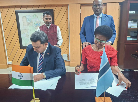 RITES and Botswana Government Sign MoU to Modernise Railway and Transport Infrastructure in Botswana